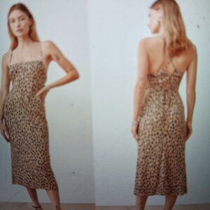 NWT REFORMATION Bobcat Dover Midi Dress--4